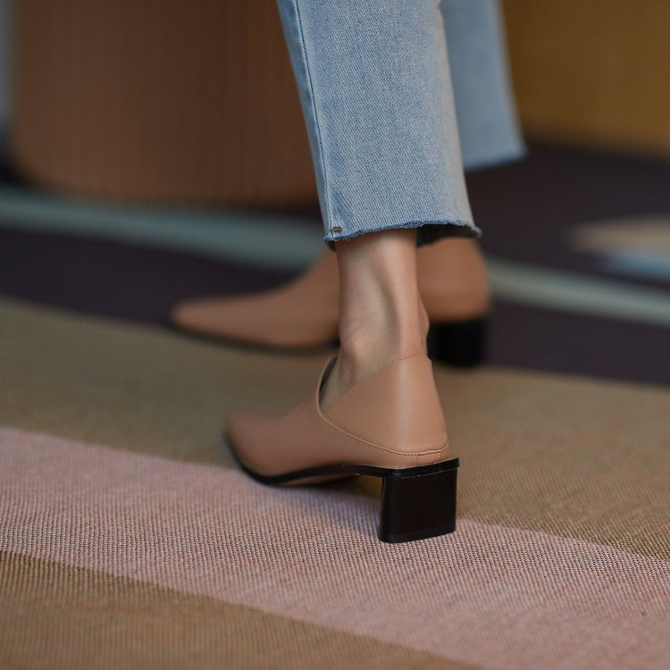 Fashion Soft Leather Special-shaped Shoes For Women