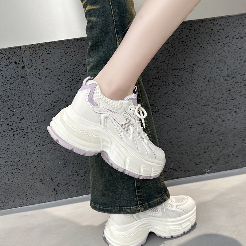 7CM Good-looking Invisible Height Increasing Dad Shoes Female