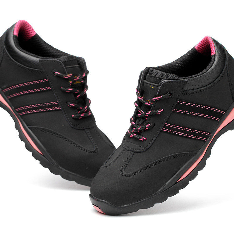 Women's Steel Ladle Head Genuine Leather Welding Electrician Shoes