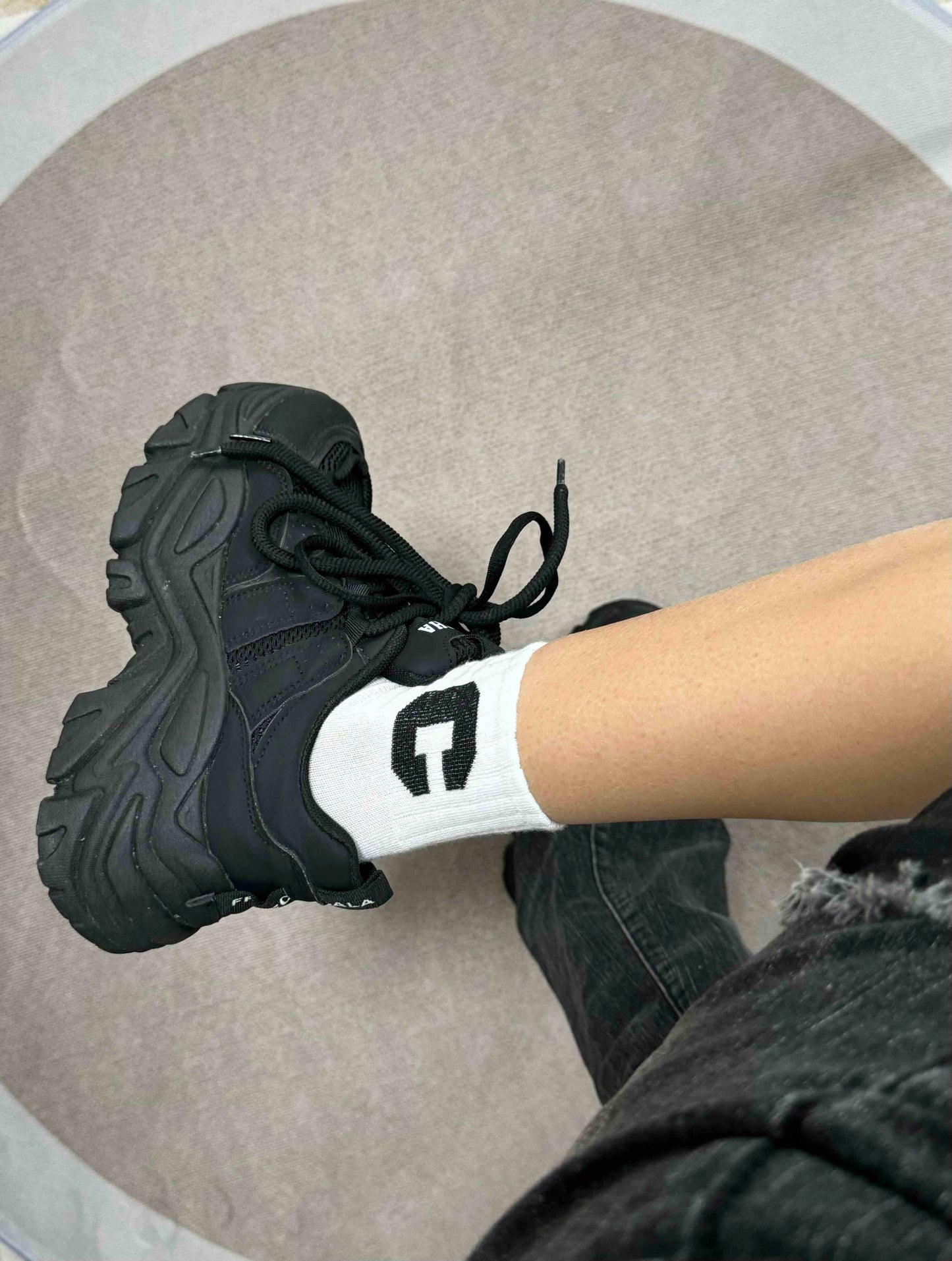 8cm Raise The Bottom Dad Shoes Women's Breathable Net Cloth Casual Shoes