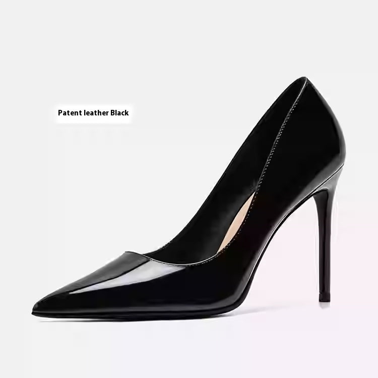 Authentic Leather High Heels Women's Stiletto Heel