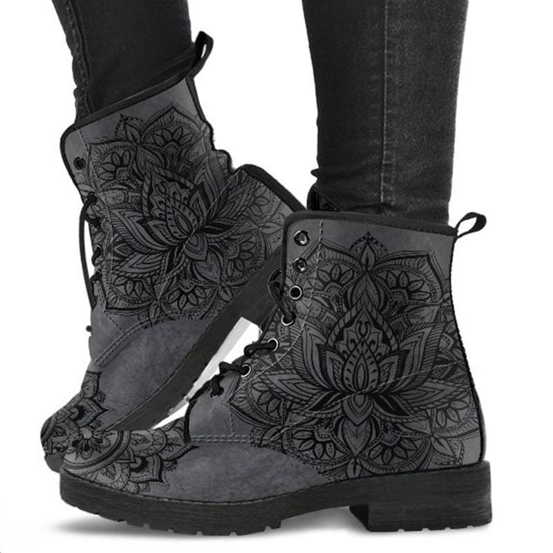 Autumn And Winter PU Casual Martin Boots