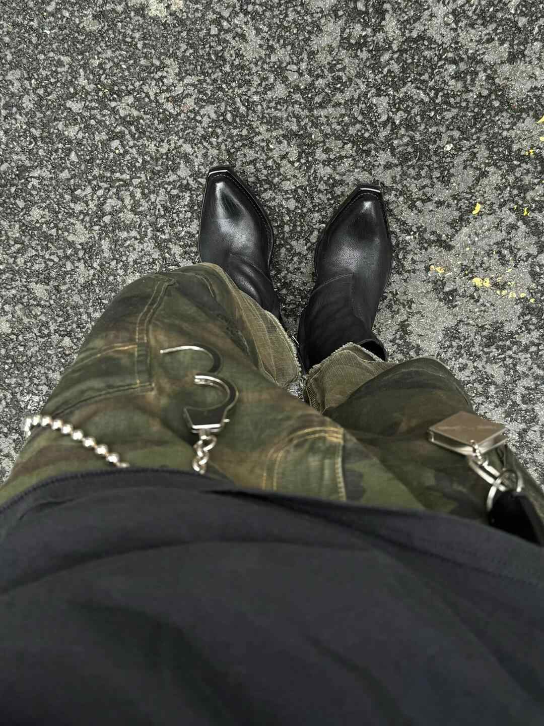 British Wizard Retro Spiral Oblique Zipper Martin Boots