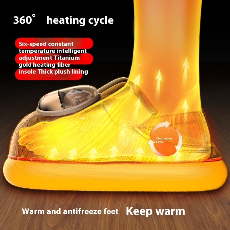 Electrothermal Couple Household Rechargeable Heating Shoes