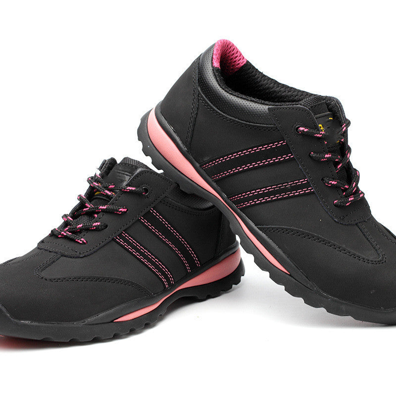 Women's Steel Ladle Head Genuine Leather Welding Electrician Shoes