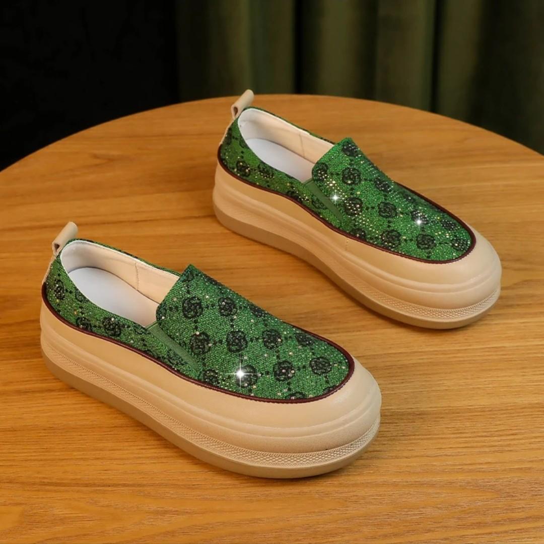 Women's Breathable Fashionable Thick Bottom Hundred Single Shoes