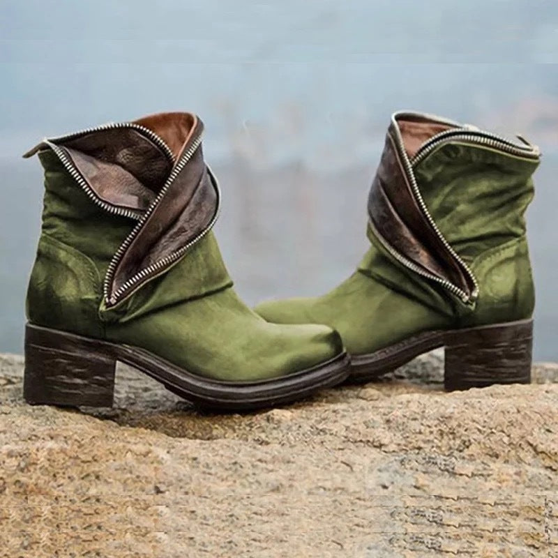 European and American women's fashionable short boots