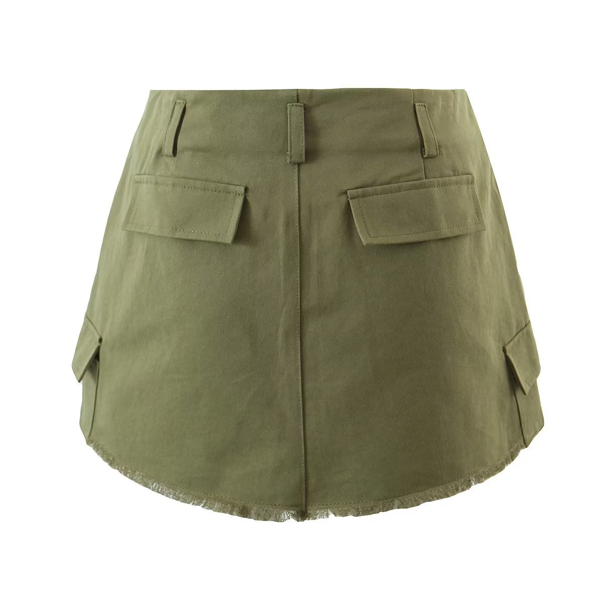 Falda de tubo ajustada, sexy, retro, antiexposición, de cintura alta, para mujer, ropa de trabajo, falda deshilachada