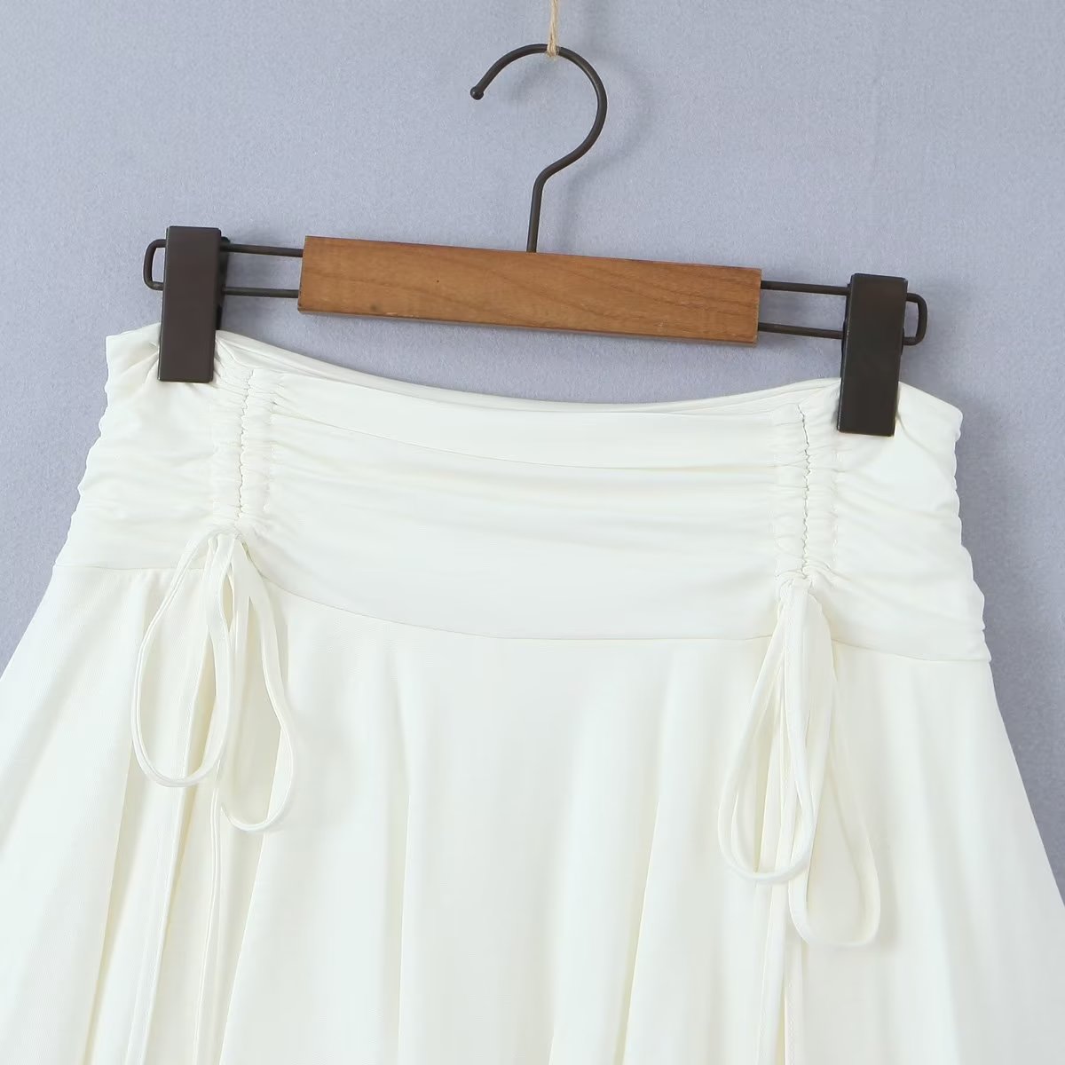 Falda plisada de cintura baja para mujer, con encaje, dulce y picante, de Niche Vitality