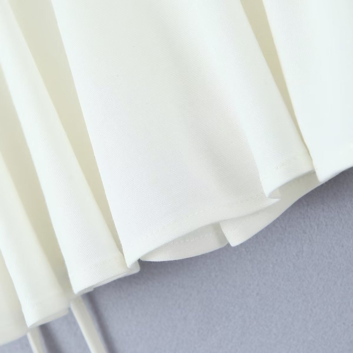 Falda plisada de cintura baja para mujer, con encaje, dulce y picante, de Niche Vitality