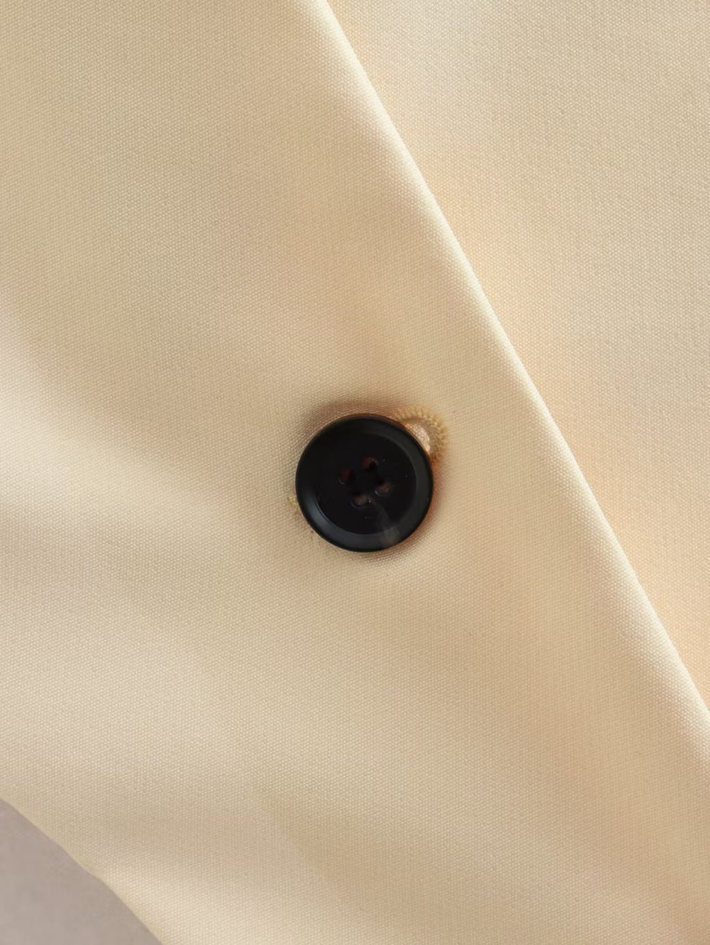 Blazer corto con cuello y patchwork adelgazante para mujer de otoño