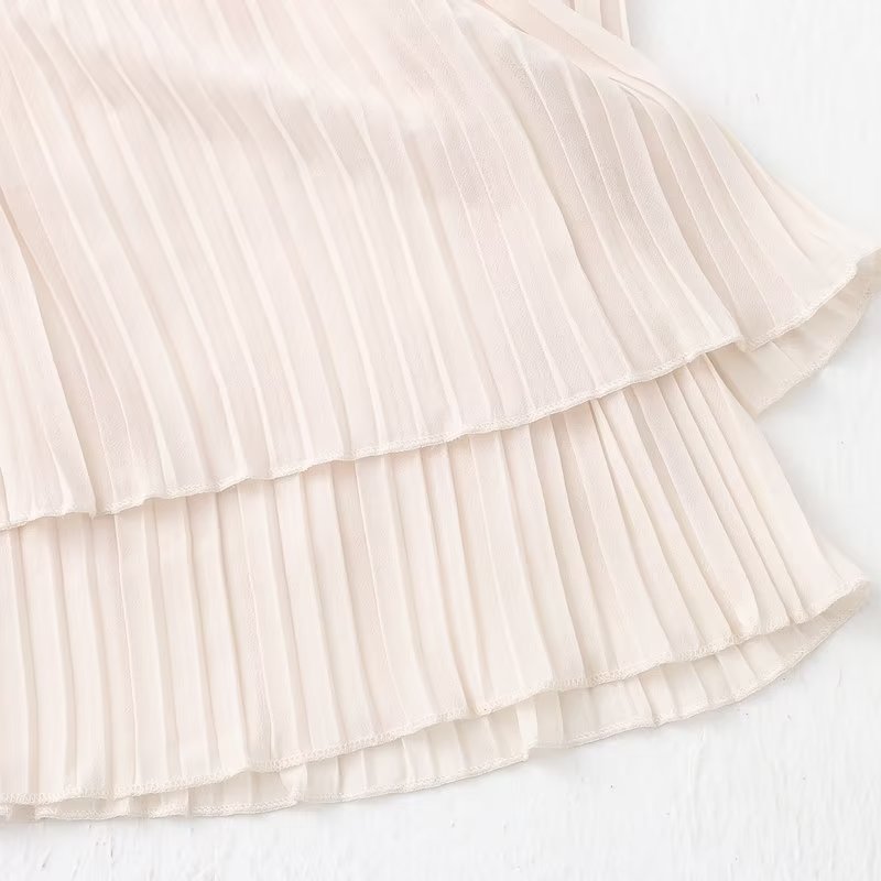 Spring Summer Wear Skirt Elastic Waist Korean A line Sheath Skirt Tulle Skirt Double Sided Wear Skirt