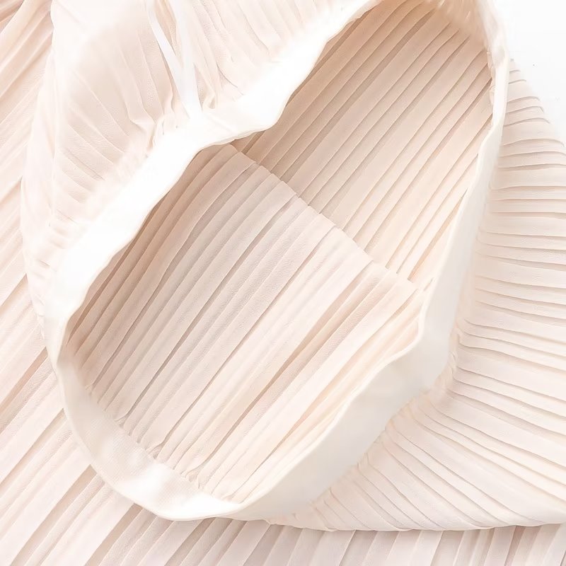 Spring Summer Wear Skirt Elastic Waist Korean A line Sheath Skirt Tulle Skirt Double Sided Wear Skirt