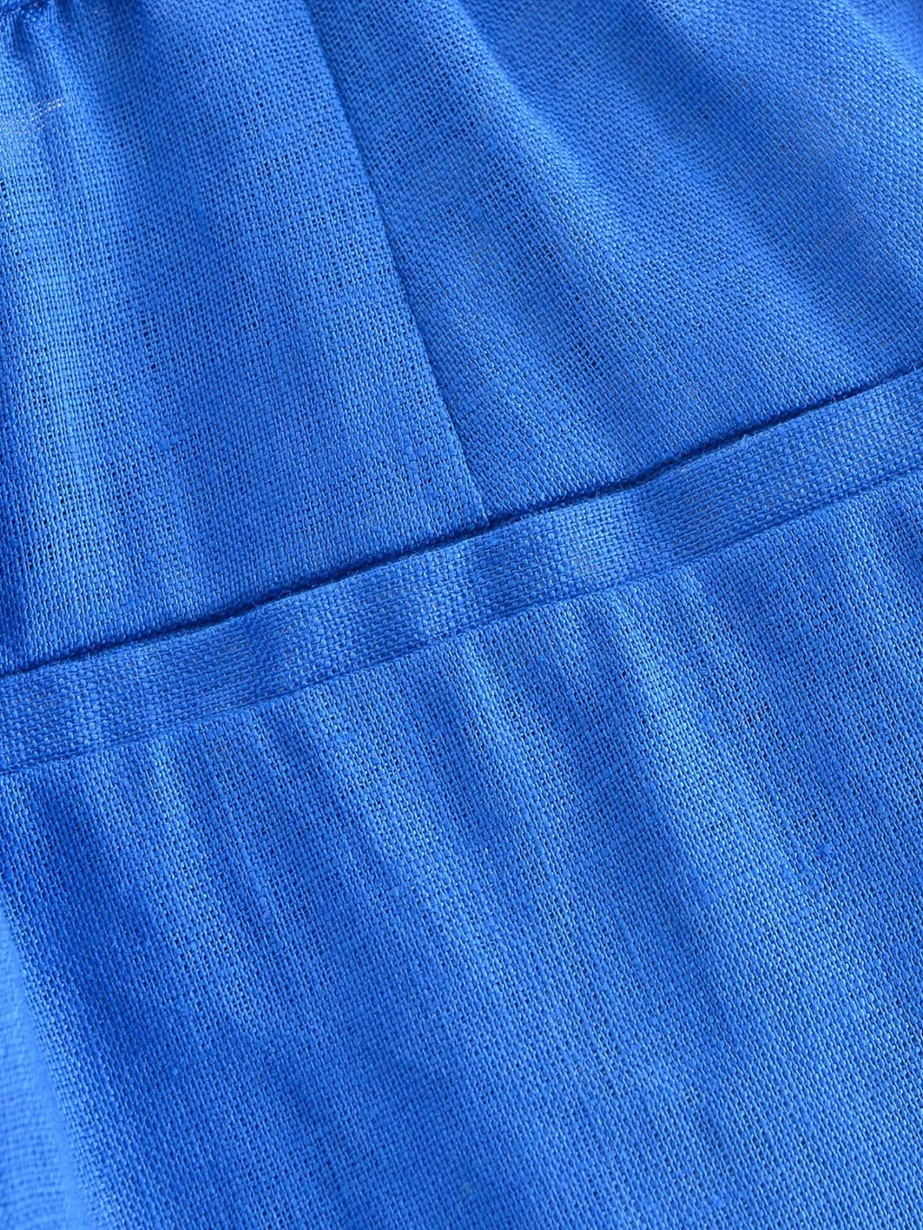 Spring Summer Women Straight Loose Casual Pants Stretch High Waist Linen Trousers