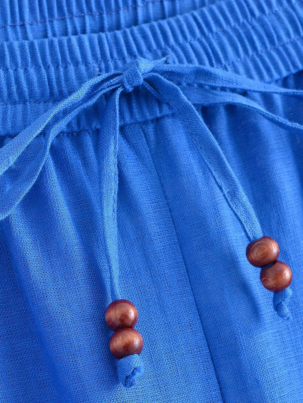 Spring Summer Women Straight Loose Casual Pants Stretch High Waist Linen Trousers