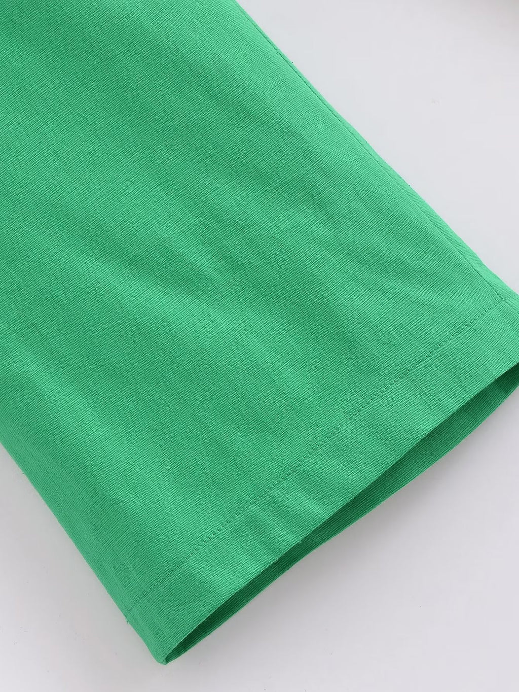 Spring Summer Women Straight Loose Casual Pants Stretch High Waist Linen Trousers