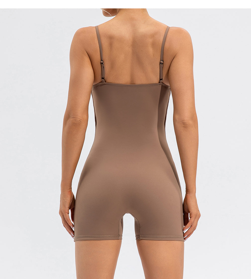 Seamless Sexy Peach Hip Yoga Bodysuit Quick Drying Fitness Sports Back Shaping Air Yoga Clothes One Piece