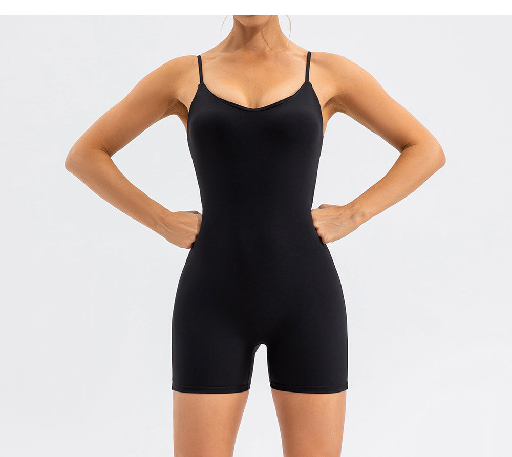 Seamless Sexy Peach Hip Yoga Bodysuit Quick Drying Fitness Sports Back Shaping Air Yoga Clothes One Piece