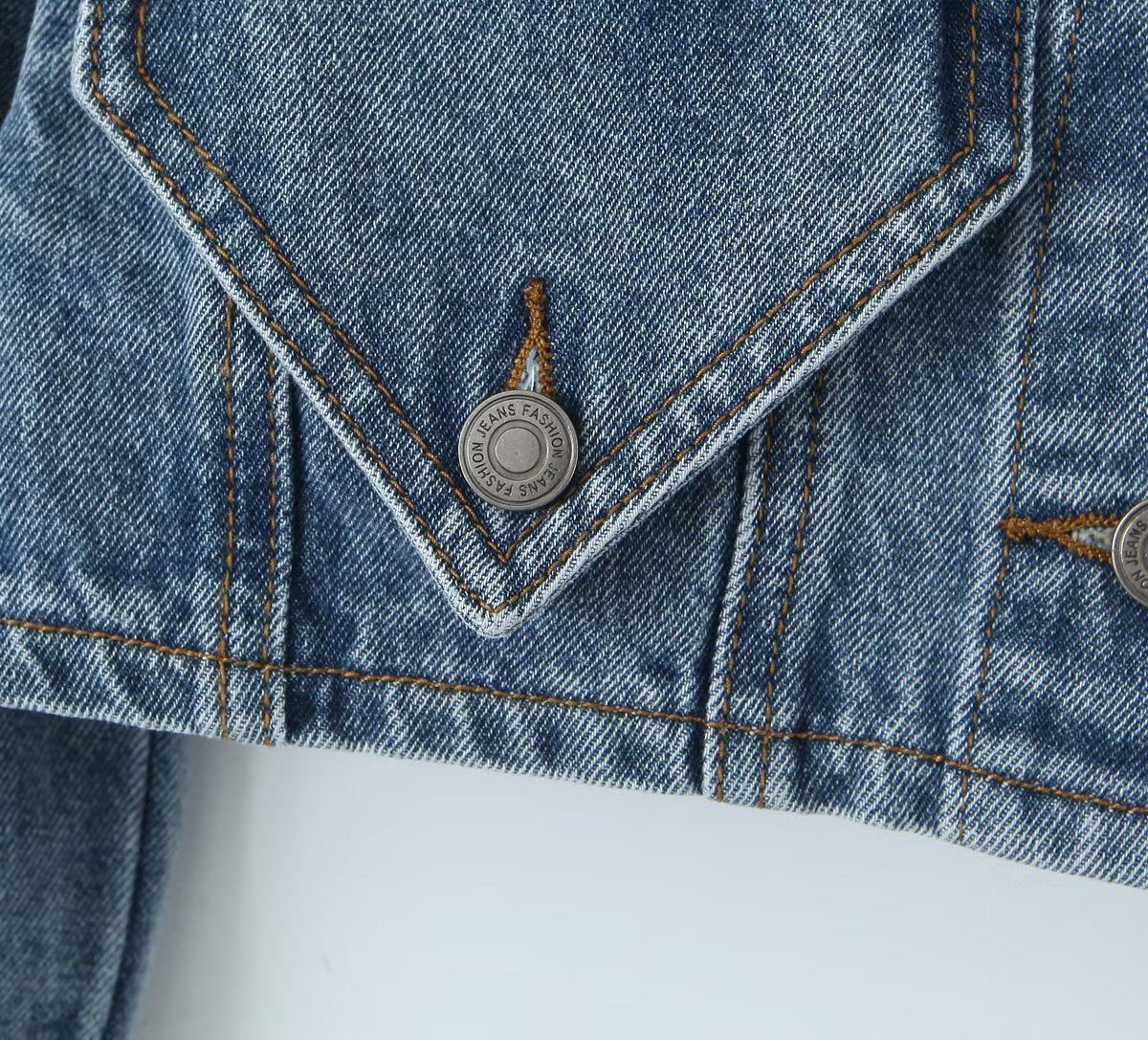 Sexy Wear Short Denim Jacket Women Early Autumn Retro Slim Collared Slimming Jacket Top