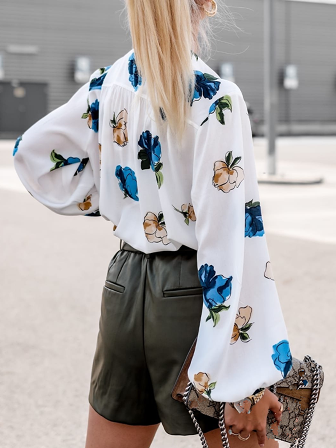 Women Spring and Summer New Printed Long Sleeve Shirt for Women