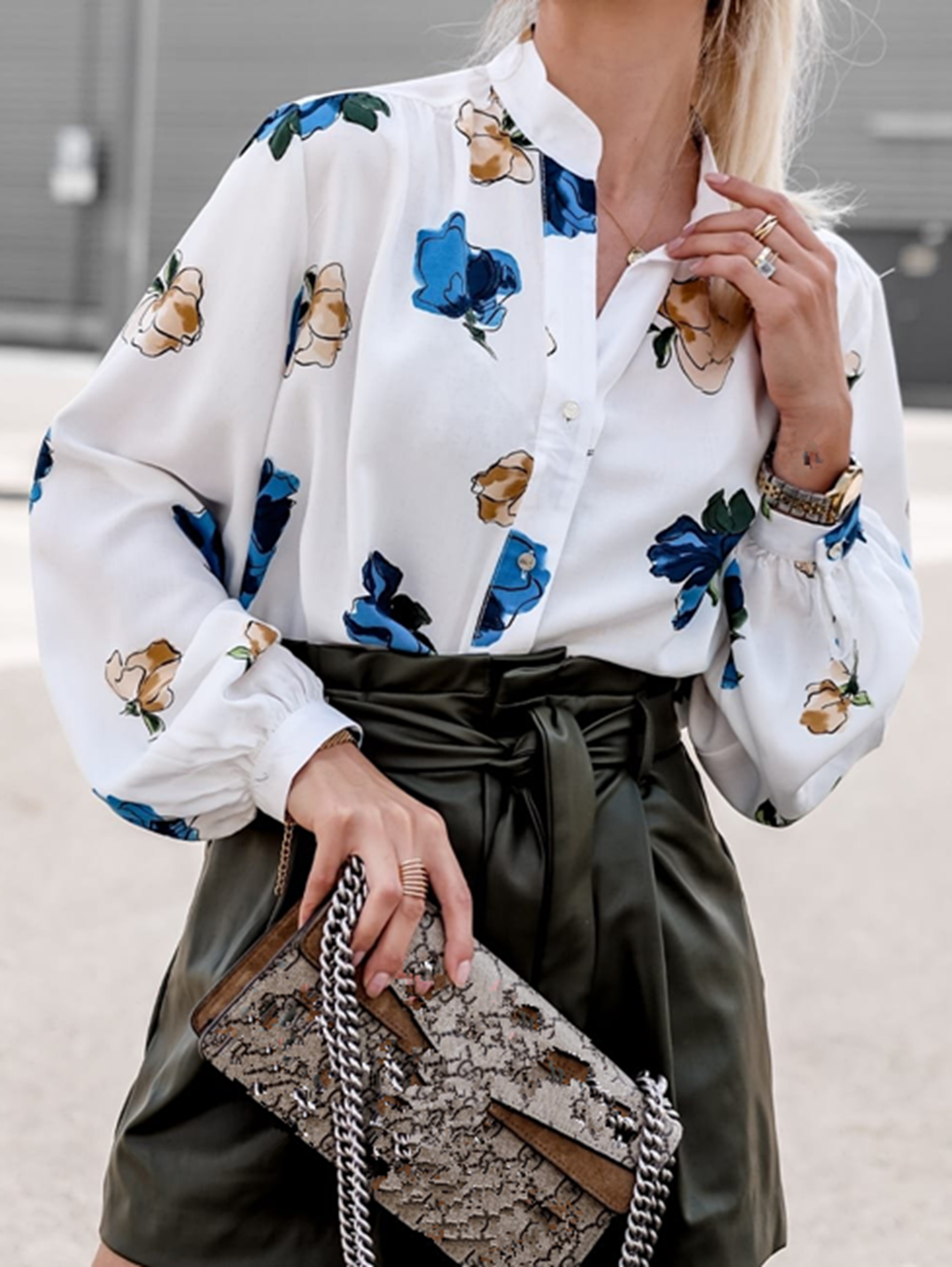 Women Spring and Summer New Printed Long Sleeve Shirt for Women