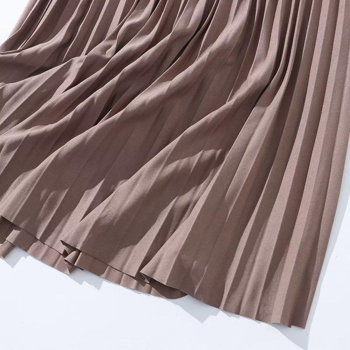 Jupe automne-hiver tendance et élégante pour femme, taille haute, coupe trapèze