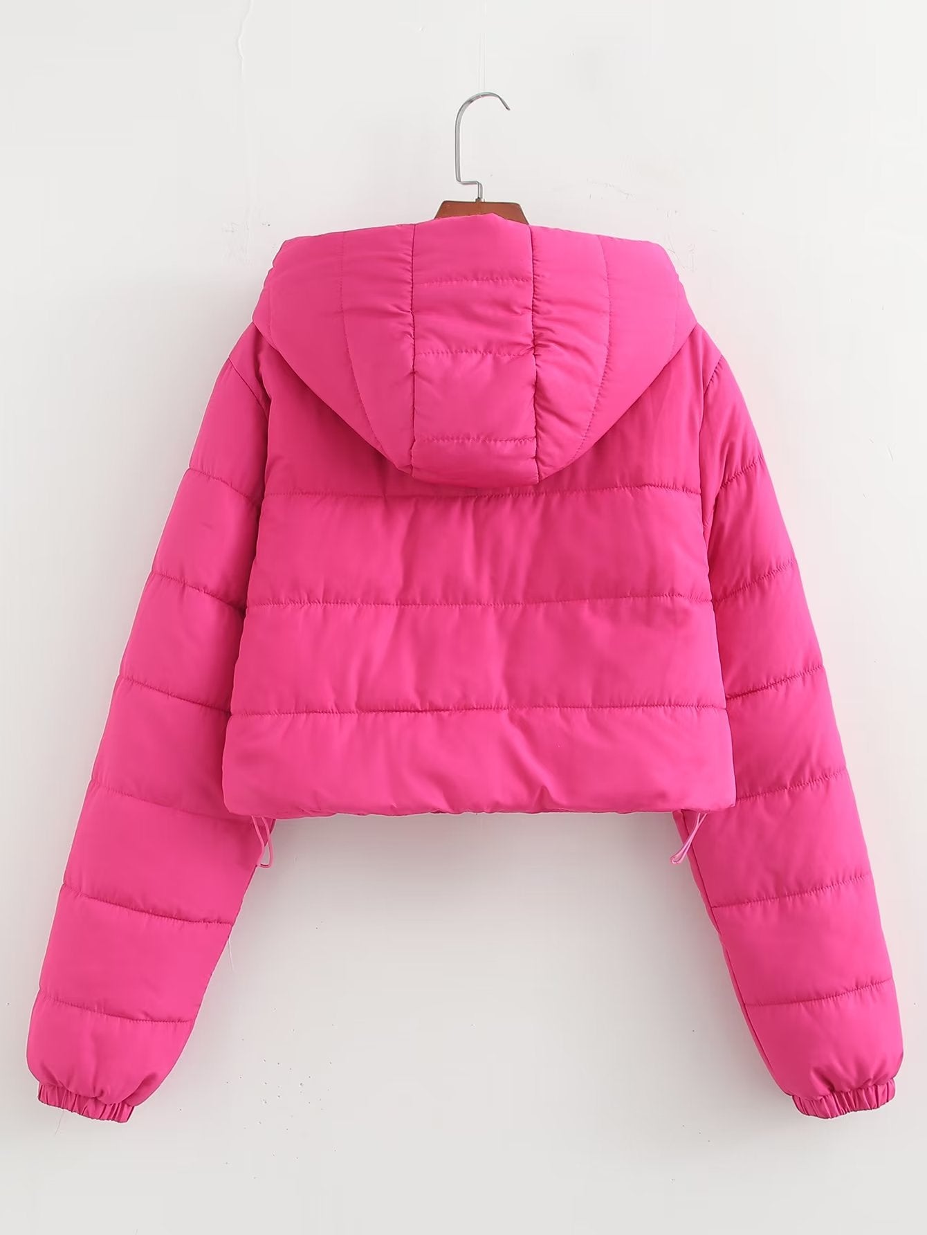 Autumn Women Clothing Urban Casual Short Hooded Cotton Coat Jacket Women