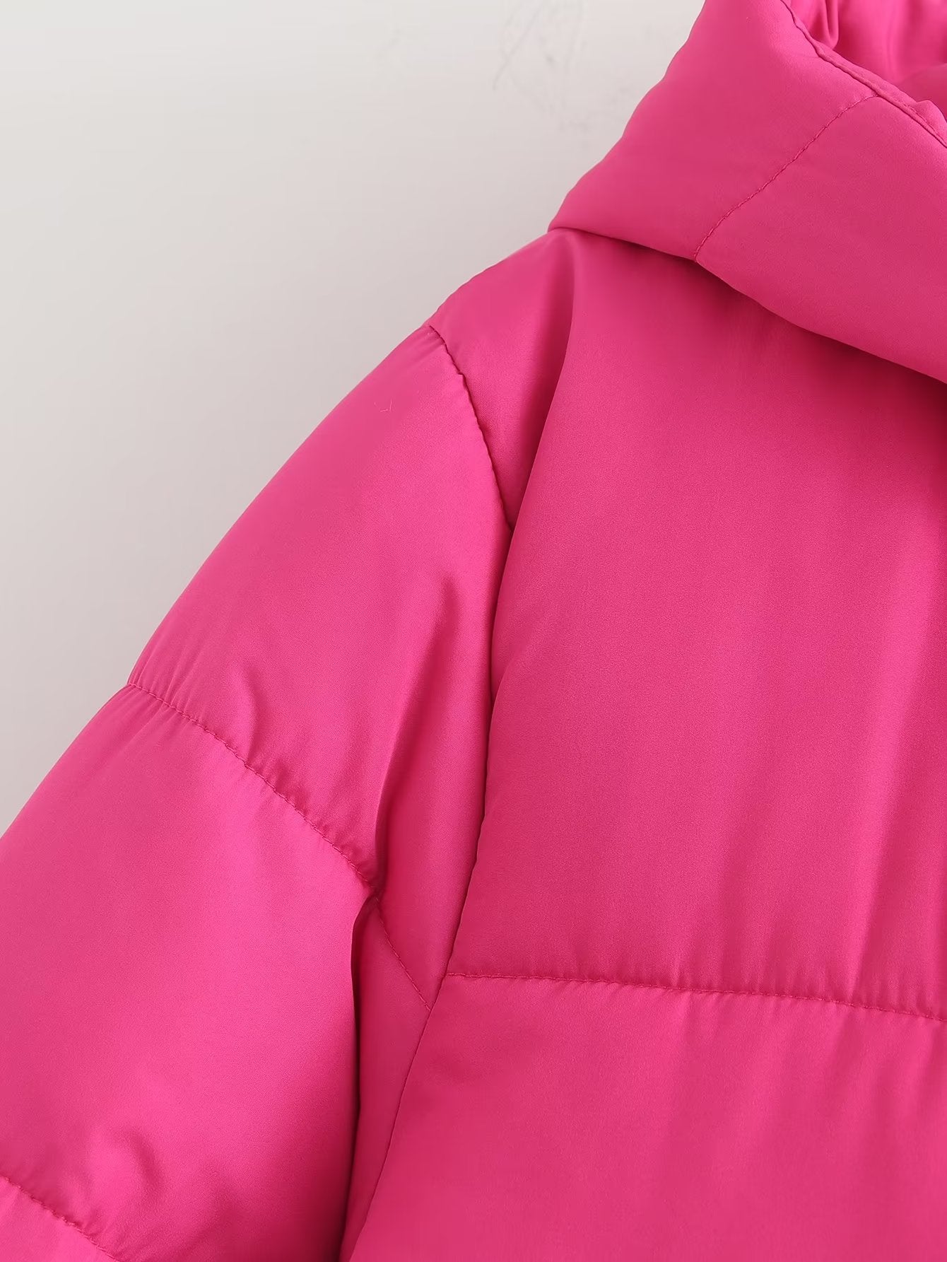 Autumn Women Clothing Urban Casual Short Hooded Cotton Coat Jacket Women