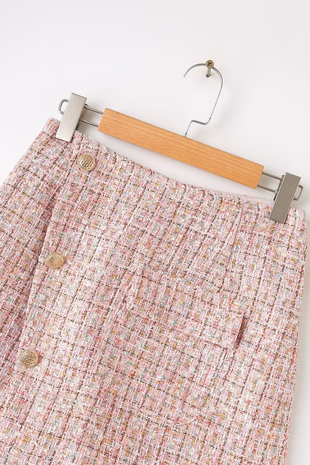 South Korea Dongdaemun Spring Summer High Waist Slimming Classic Split Sheath A line Skirt Ladies