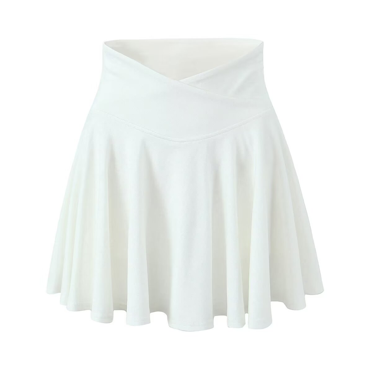 Autumn Sexy Sports Sexy Cross V Shaped High Waist Anti Exposure Skirt