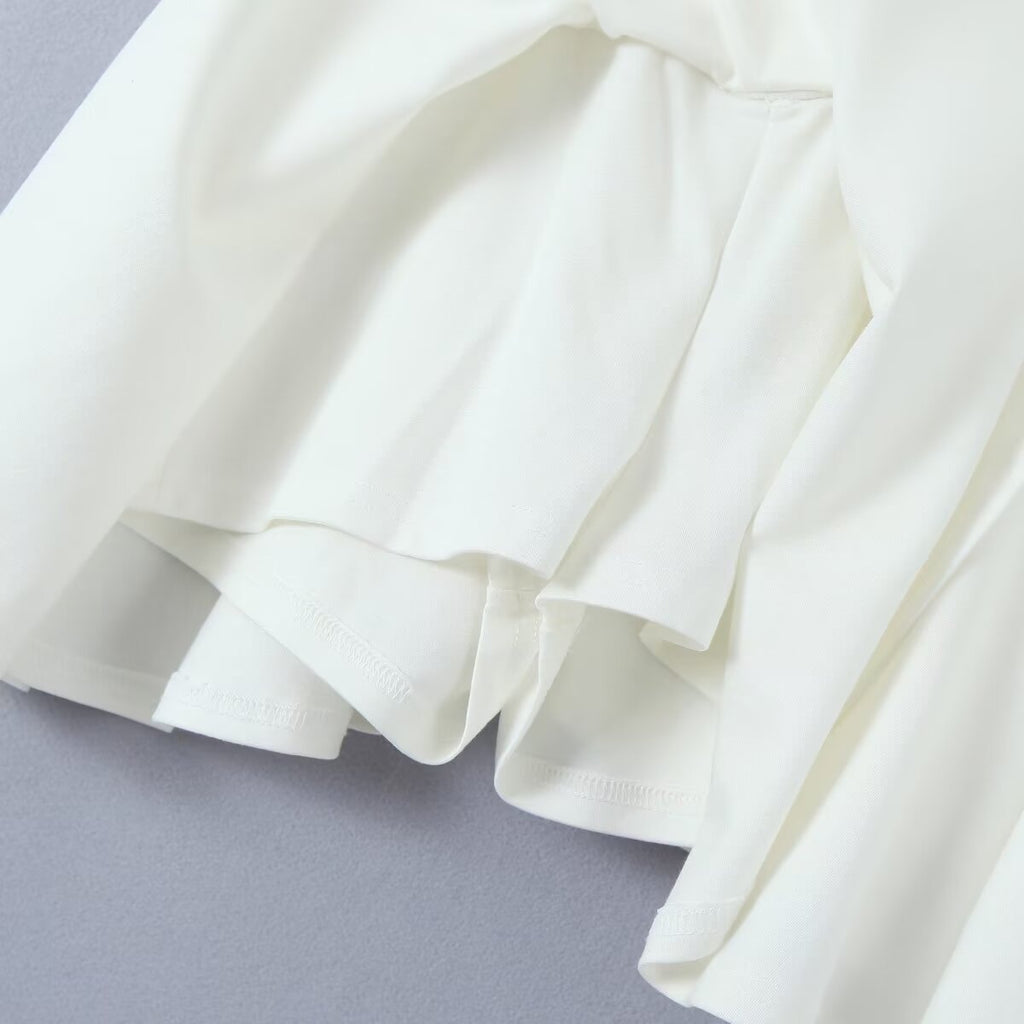 Autumn Sexy Sports Sexy Cross V Shaped High Waist Anti Exposure Skirt