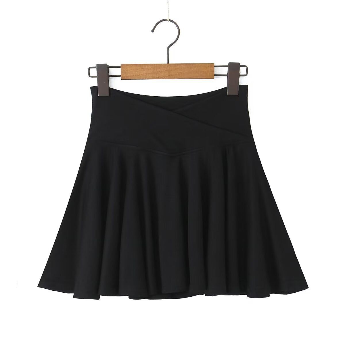 Autumn Sexy Sports Sexy Cross V Shaped High Waist Anti Exposure Skirt