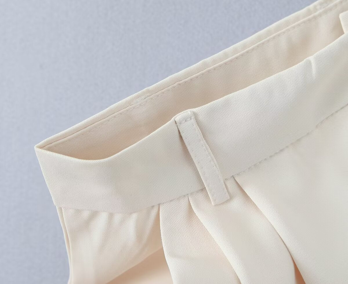 Narrow Work Pant Wide Leg Pants for Women Early Spring Sexy High Waist Loose Casual Draped Mop Trousers