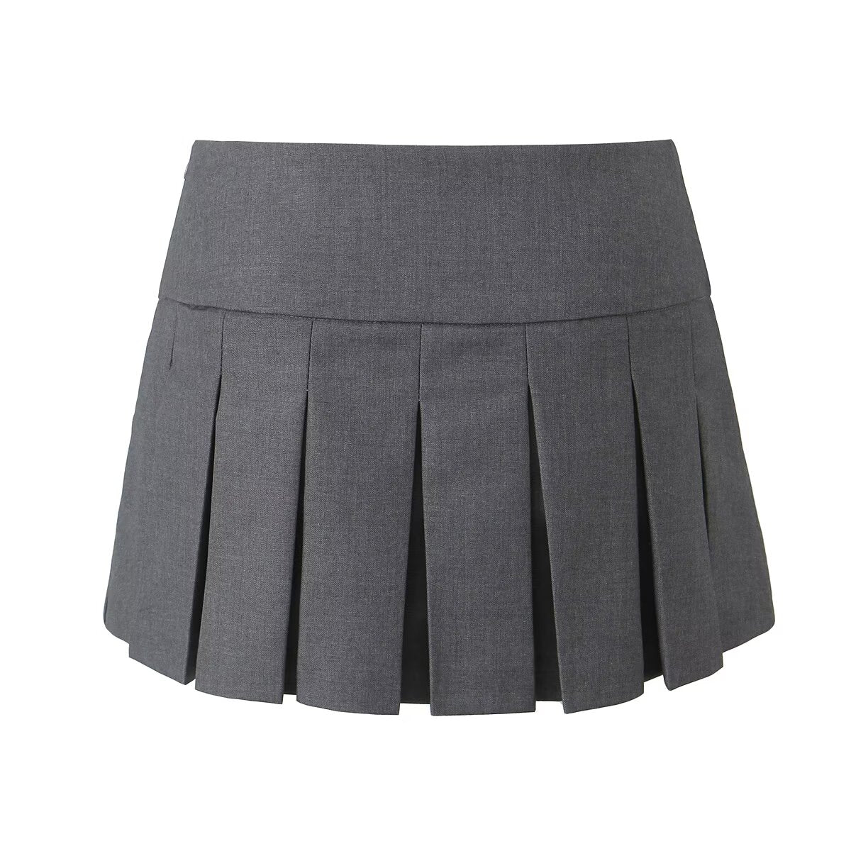 Summer Bow Preppy Skirt High Waist Short Pantskirt A Line Slimming Pleated Skirt