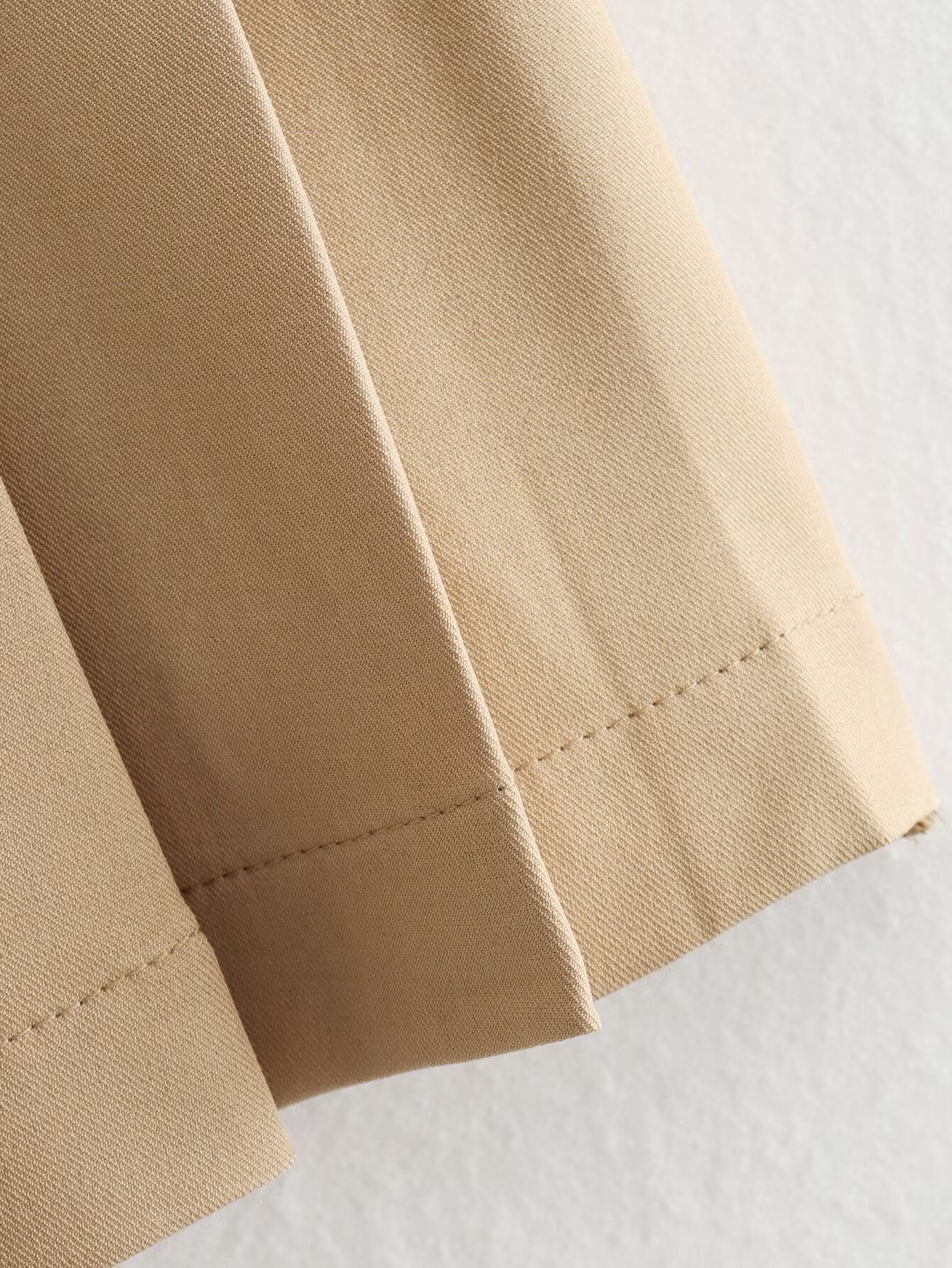 Summer Women Clothing Solid Color College Sweet Pleated Skirt