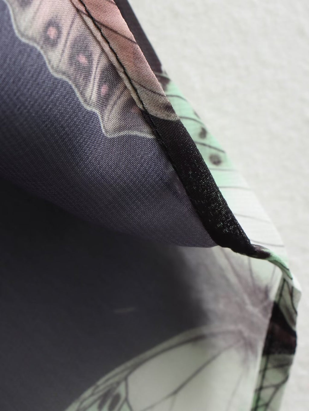 Women Clothing French All Match Butterfly Printed Chiffon Loose Casual Shirt