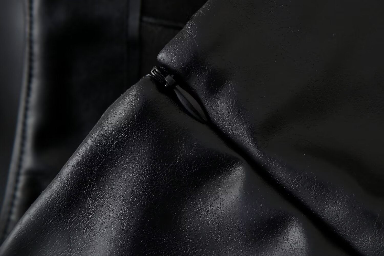 Goods Spring Faux Leather Belt Skirt Chic