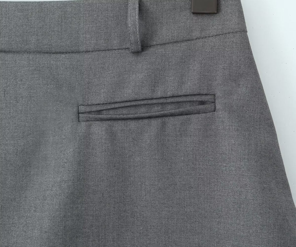 Spring Black High Waist Slimming Skirt Pleated Skirt Skirt Women