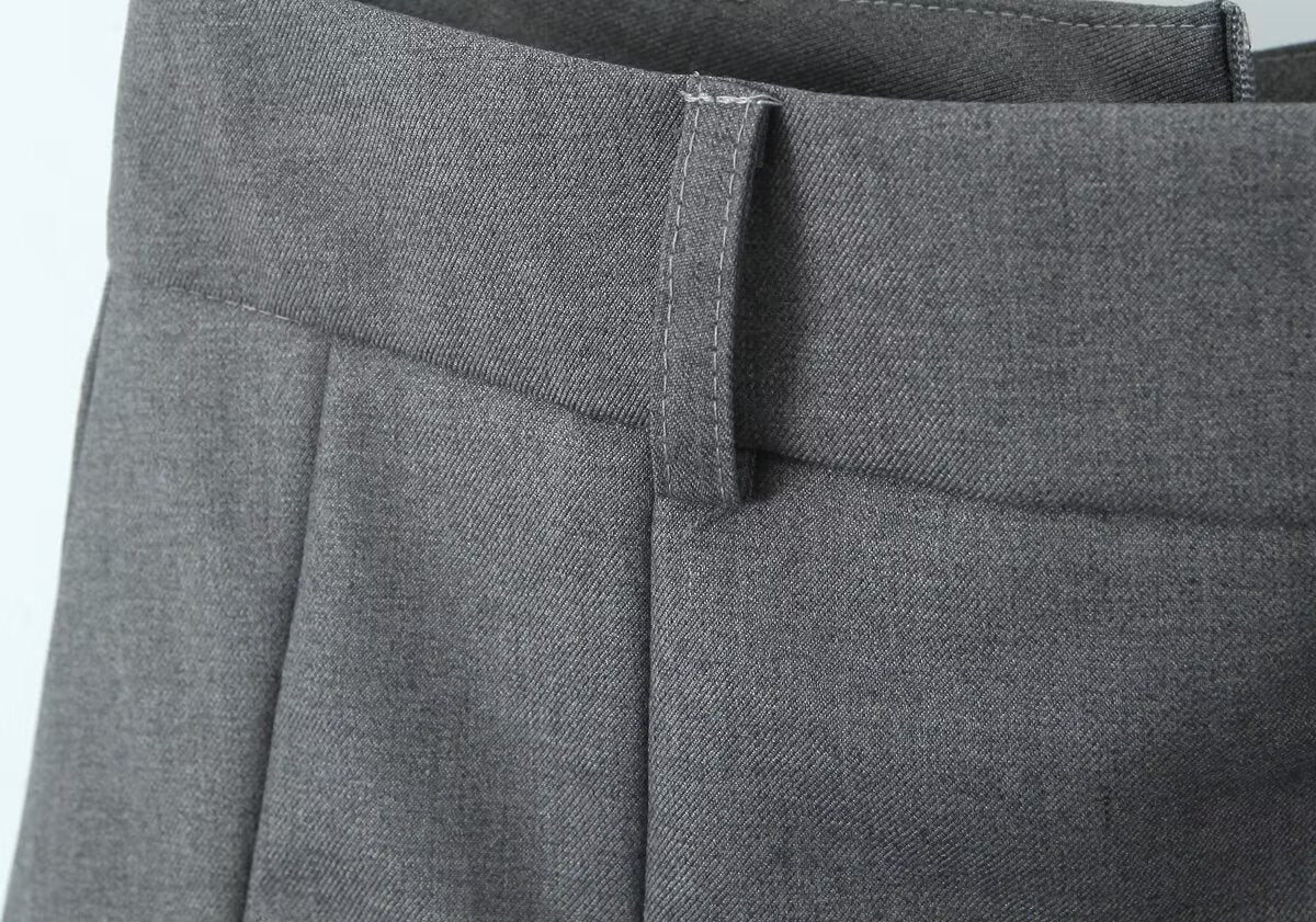 Spring Black High Waist Slimming Skirt Pleated Skirt Skirt Women