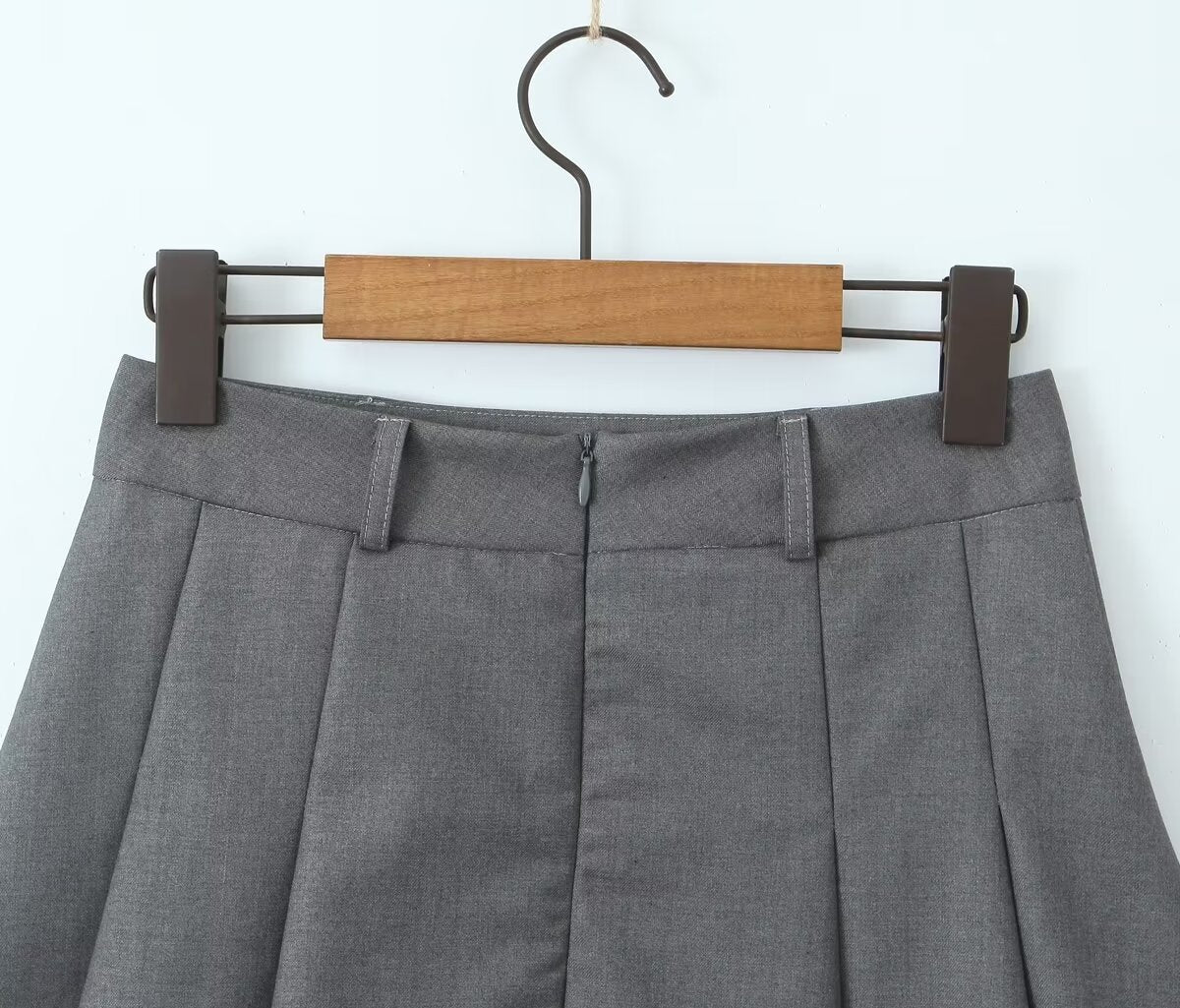 Spring Black High Waist Slimming Skirt Pleated Skirt Skirt Women