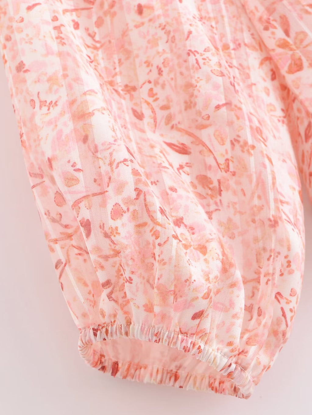 Spring Lace V Neck Stand Collar Long Sleeve Shirt