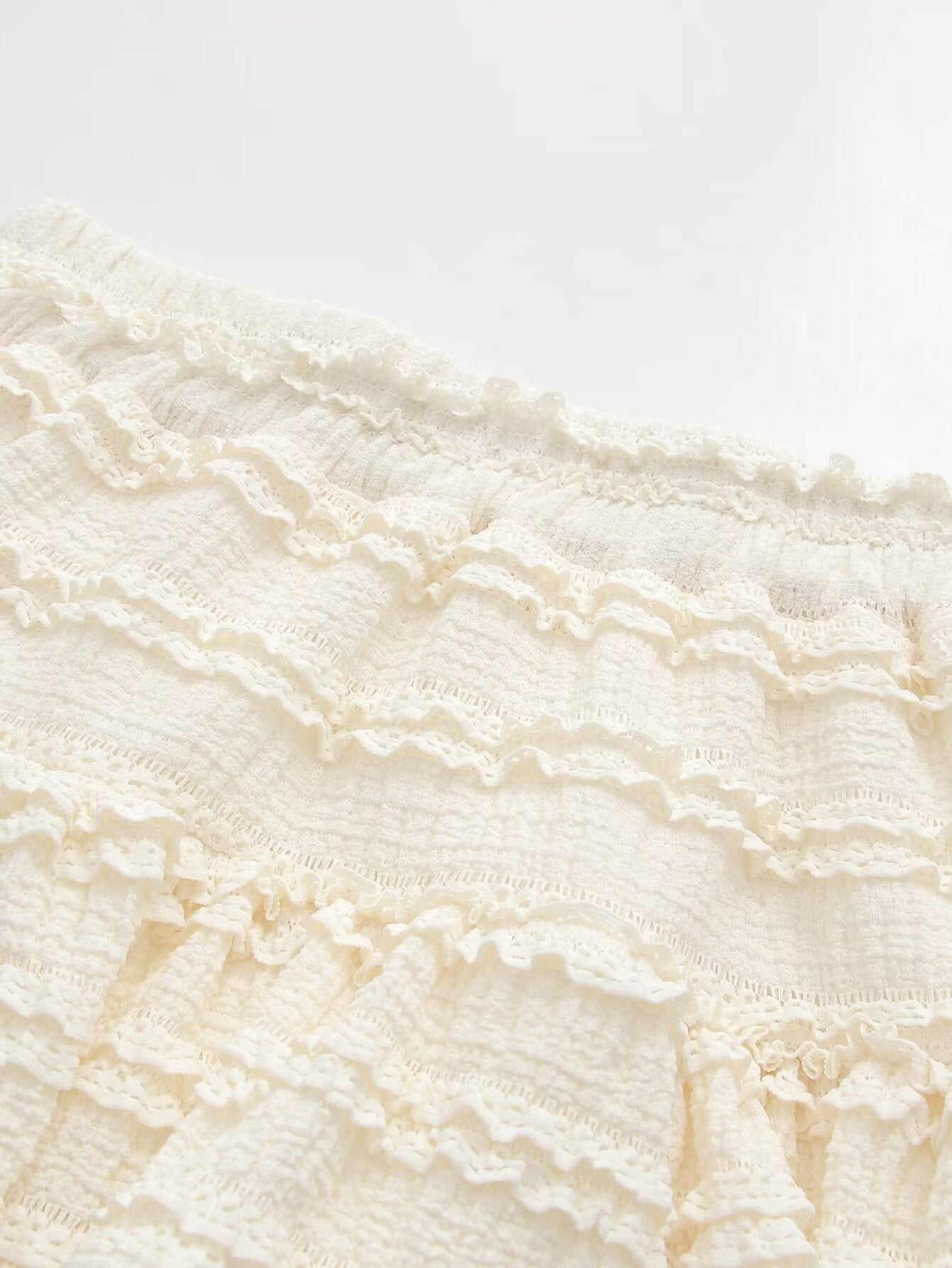 Pure Sexy High Waist Elastic Waist Pettiskirt Anti-Exposure Underpants Short Skirt Women Summer Skirt