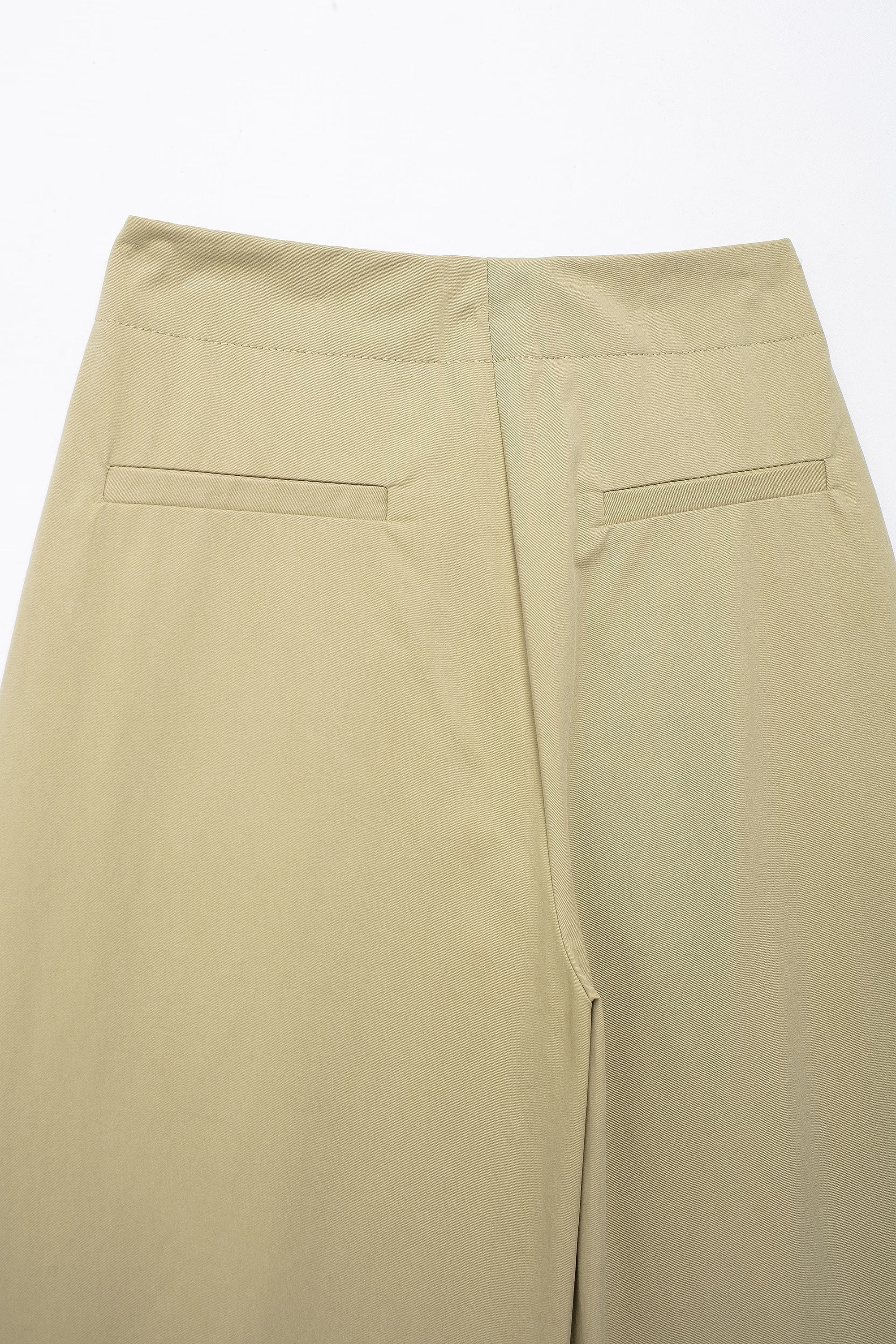 Summer Women Clothing Street Casual Mid Rise Pants Tight Leg Pleated Pants