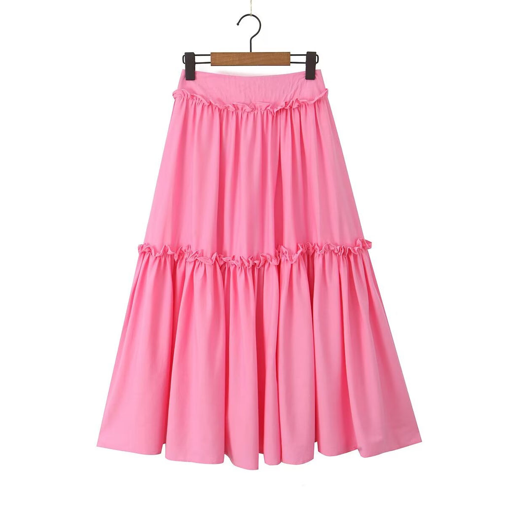 Summer Fungus Edge Blogger Seaside Vacation A line Skirt