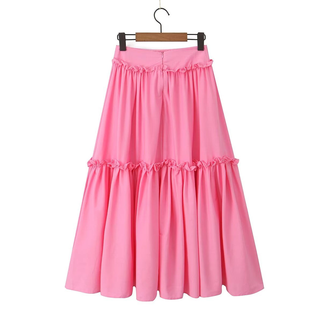 Summer Fungus Edge Blogger Seaside Vacation A line Skirt
