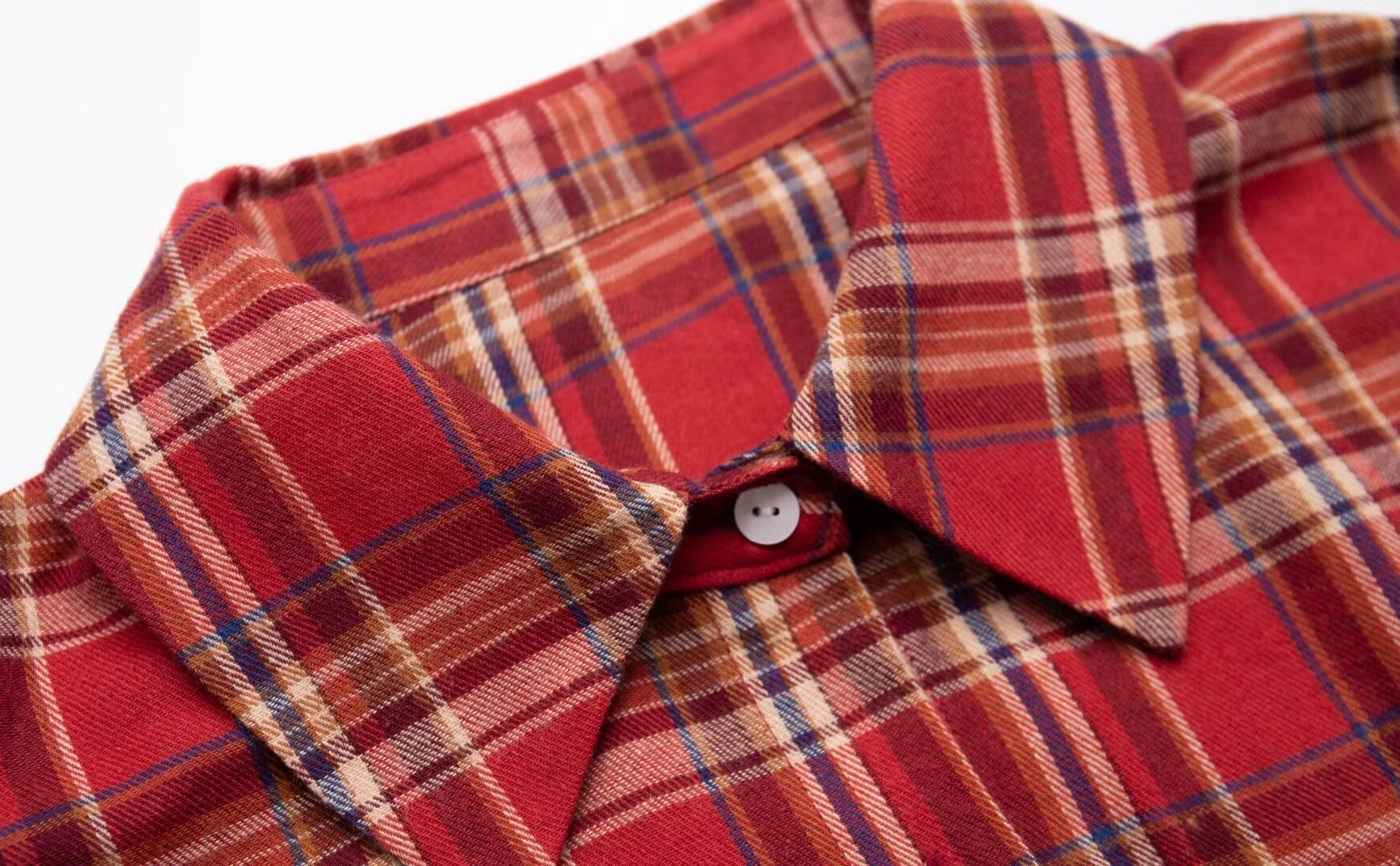 Women Plaid Long Sleeved Shirt Spring Autumn Shirts