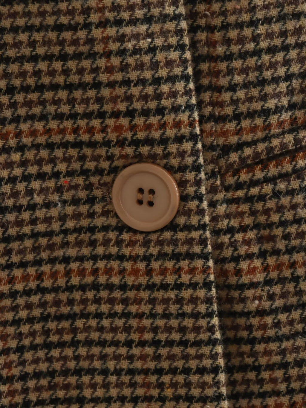 Ropa de otoño para mujer, blazer cruzado de manga larga con cuello entallado y pata de gallo cepillada