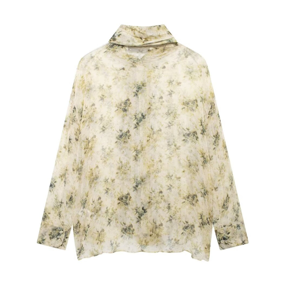 Fall Women Clothing Stylish Simple Bowknot Decoration Shirt