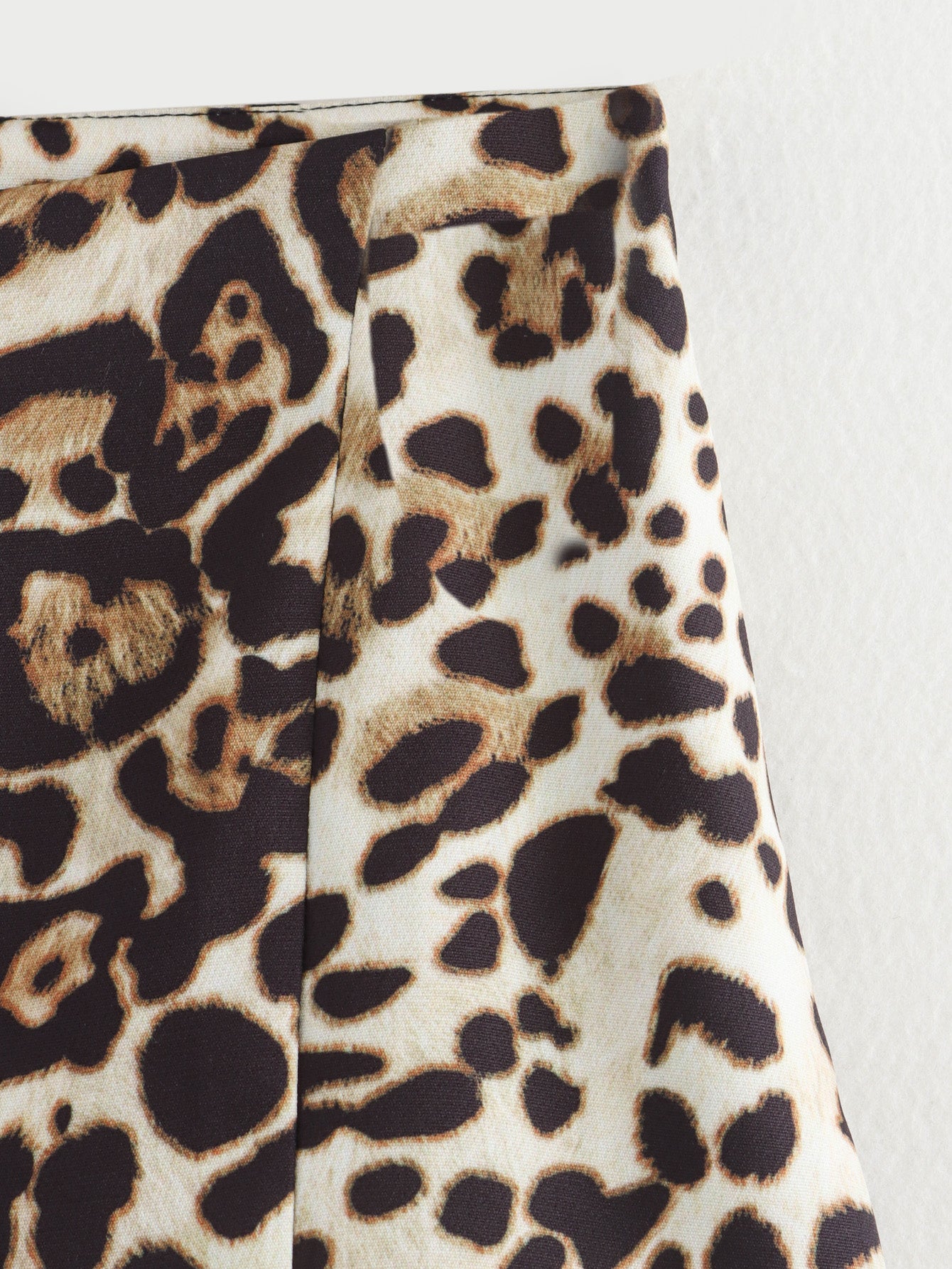 Autumn Women Street Design Culottes Animal Pattern Skirt