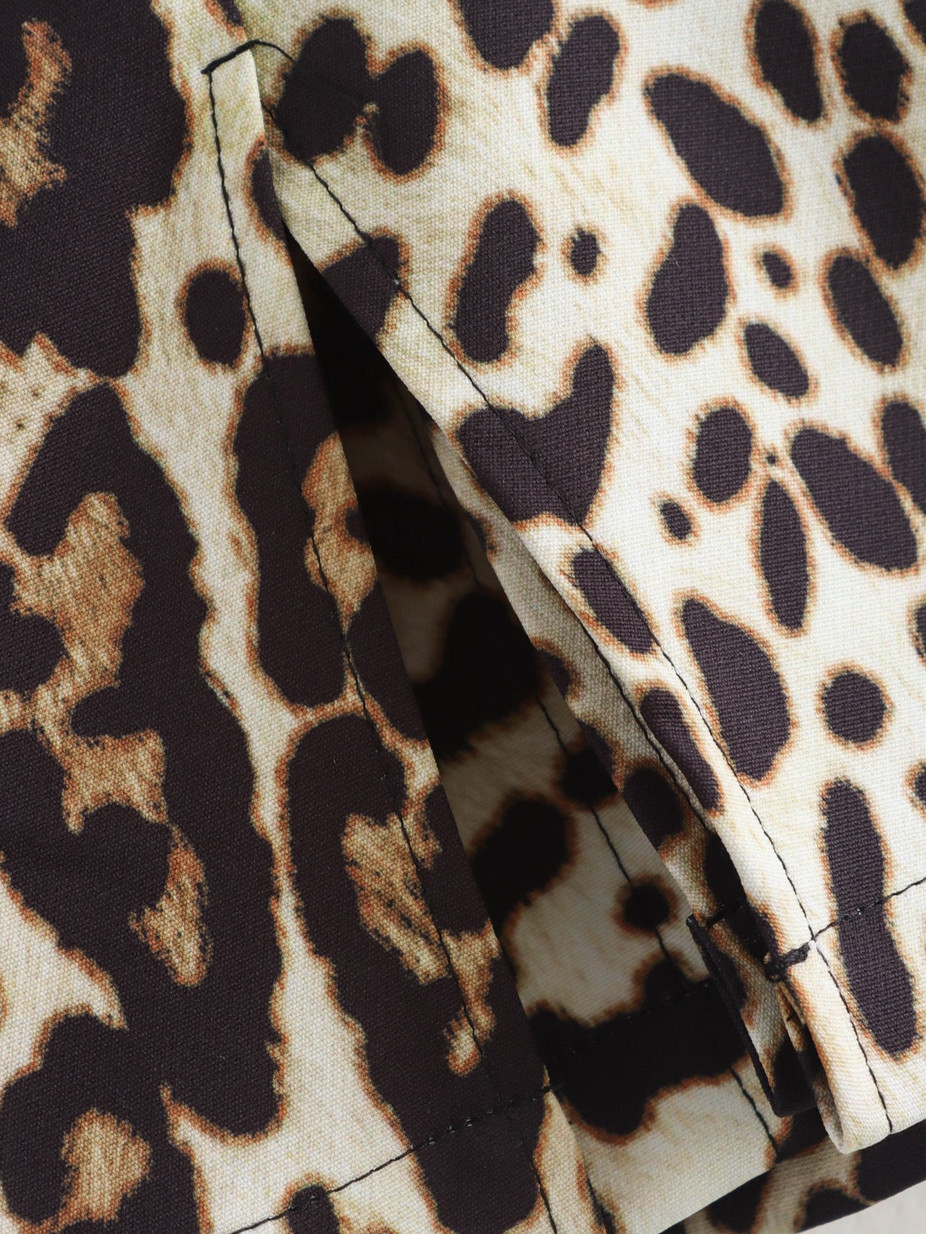 Autumn Women Street Design Culottes Animal Pattern Skirt